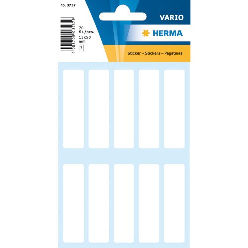 ETIQUETA HERMA REF.3737 13x50 70PCS , HERMA , ETIQCARHER051 , 4008705037372